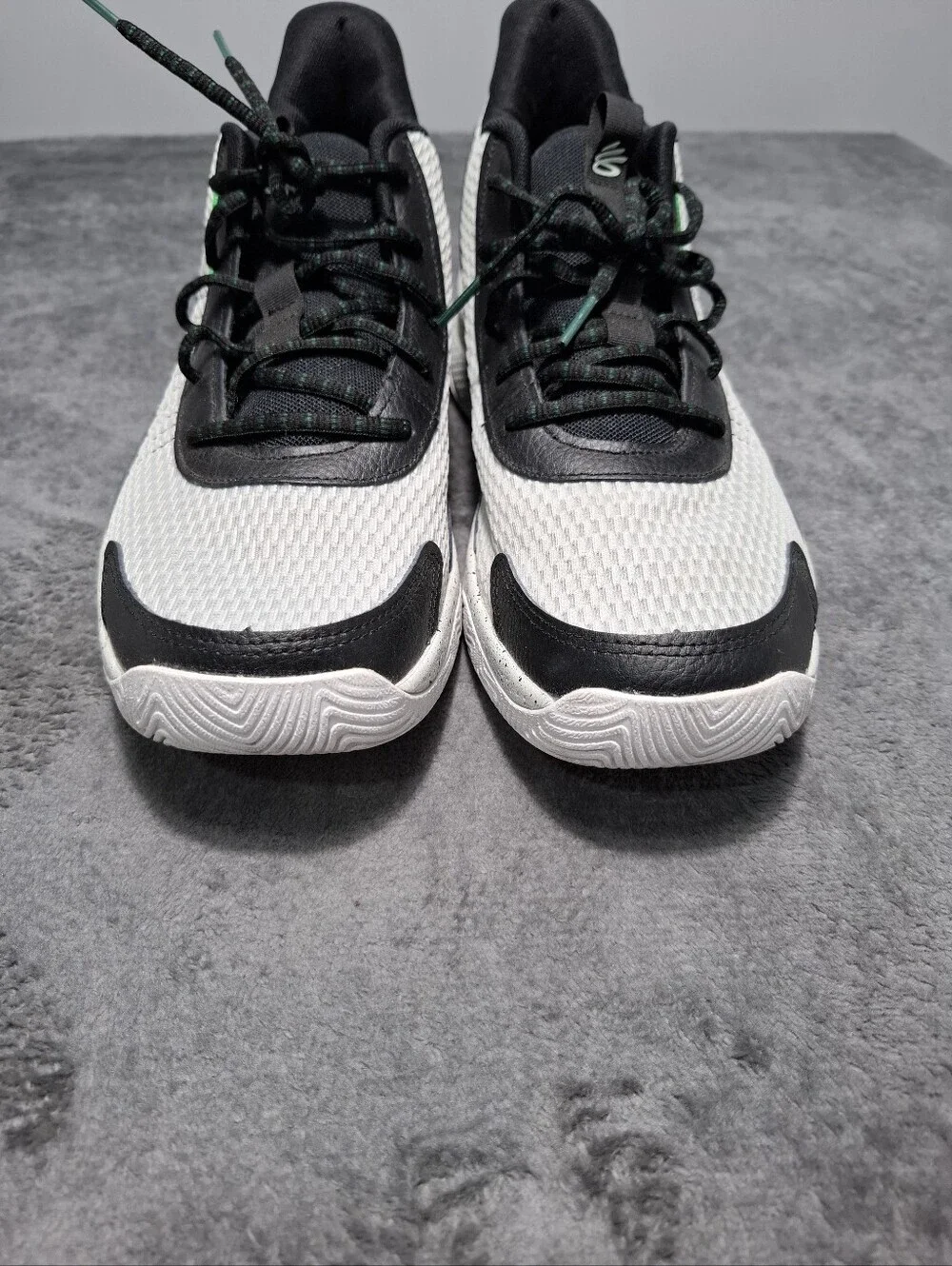 Under Armour CURRY 3Z7 Black Green Size 11.5 Basketball Mens Shoes 3026622-002